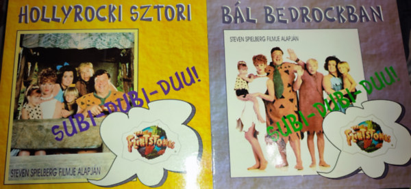 Steven Spielberg - 2db Steven Spielberg k�nyv - Hollyrocki sztori; B�l Bedrockban