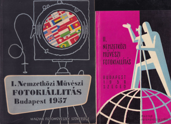 I. s II. Nemzetkzi Mvszi Fotokillts (1957-1958)- 2 m