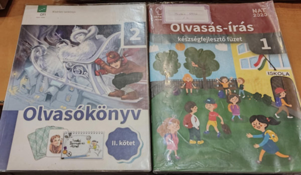 Bartha J�nosn� - Fukkn� Fuk�sz Enik� - Jord�nn� T�th Magdolna, Pirisi Anna Szalay M�ria - 2 db tank�nyv: Olvas�k�nyv 2. oszt�lyosoknak, II. k�tet + Olvas�s-�r�s k�szs�gfejleszt� 1. oszt�lyosoknak