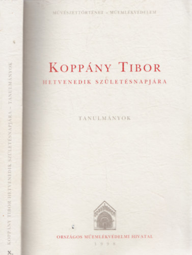 Bardoly I.-László Cs. - Koppány Tibor hetvenedik születésnapjára - Tanulmányok