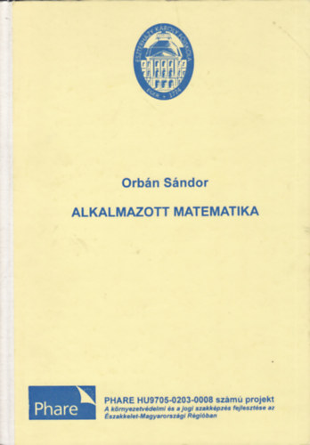 Orb�n S�ndor - Alkalmazott matematika