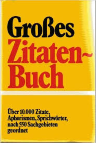 Groes Zitatenbuch