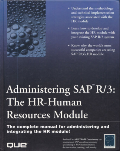 Bernard Dodd, Max Nyiri Jonathan Blain - Administering Sap R/3: The HR-Human Resources Module