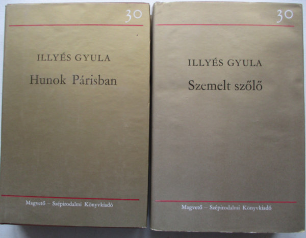 Illys Gyula - 2 db Illys Gyula:Hunos Prisban,Szemelt szl