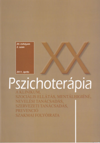 Pszichoter�pia 20. �vfolyam 2.sz�m 2011.�prilis