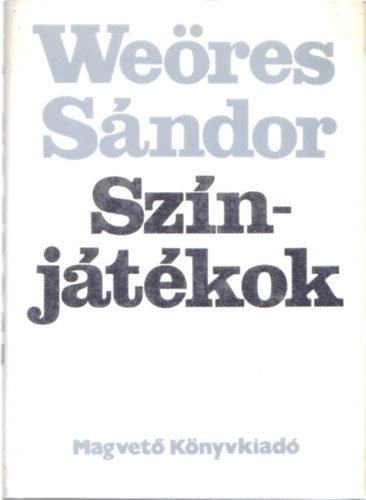 We�res S�ndor - Sz�nj�t�kok