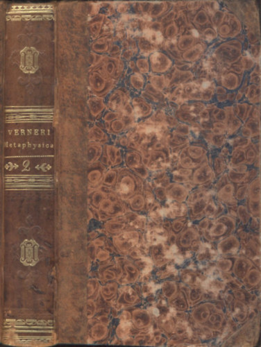 Josephus Verner - Metaphysica, seu gnoseologia... II. r�sz