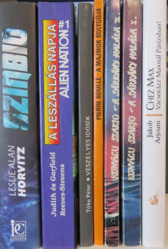 Judith Reeves-Stevens, Garfield Reeves-Stevens, Tke Pter, Pierre Boulle, Komacu Szakjo, Jakob Arjouni Leslie Alan Horvitz - 6 db sci-fi 7 ktetben: Szinbio; Alien Nation - A leszlls napja; Veszlyes idsk; A majmok bolygja; A srkny halla I-II.; Chez Max