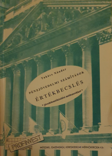 Tak�cs N�ndor - P�nzj�vedelmi sz�m�t�sok - �rt�kbecsl�s