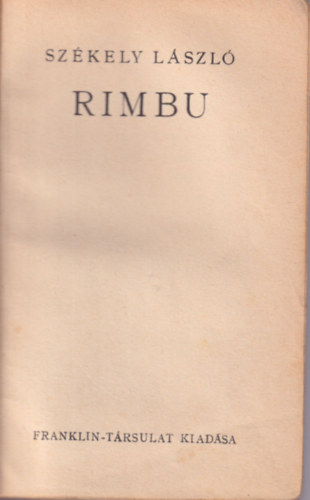 Sz�kely L�szl� - Rimbu