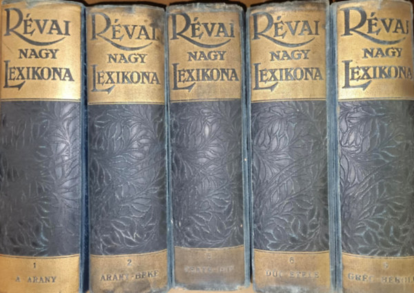 Rvai Nagy Lexikona tredk ktetek