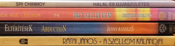 Sri Chinmoy, Rtai Jnos, Thorwald Dethlefsen, Jenny Randles - 4 db ezotria tmj ktet