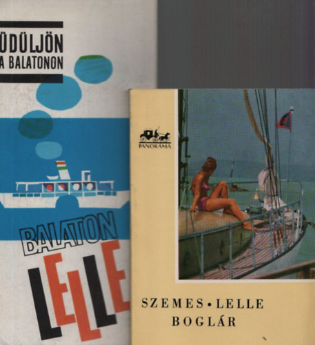 Balaton idegenforgalmi tájékoztatók, prospektusok (1960-70-80-as évek, 7 db.)