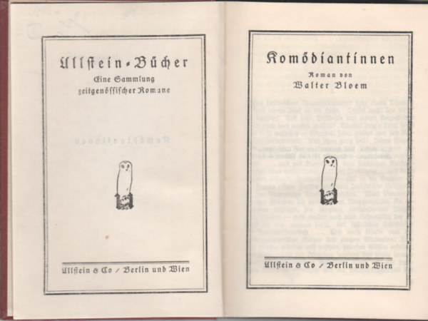 Walter Bloem - Rom�diantinnen