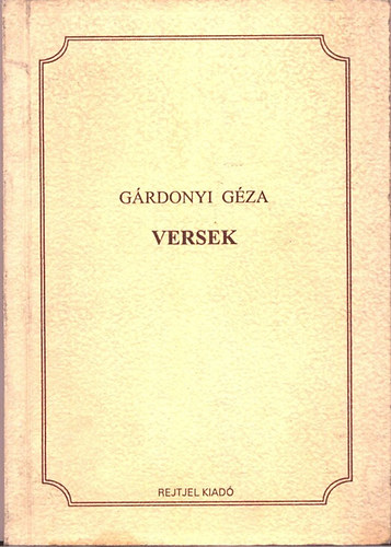 Gárdonyi Géza - Versek