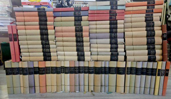 Gustave Flaubert, Honoré de Balzac, Victor Hugo, Thomas Mann, Sinclair Lewis, Romain Rolland, Boleslav Prus, Alekszej Tolsztoj, Jack London, Lev Tolsztoj, William Makepeace Thackeray, Lion Emil Zola - VILÁGIRODALOM REMEKEI SOROZAT, 67db regény 83db kötetben, KÖNYVMENTŐ AJÁNLAT