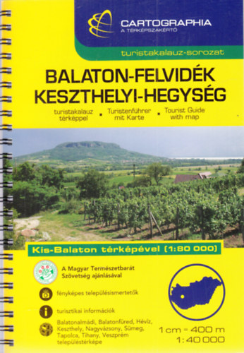 Balaton-felvid�k, Keszthelyi-hegys�g turistakalauz 1:40 000