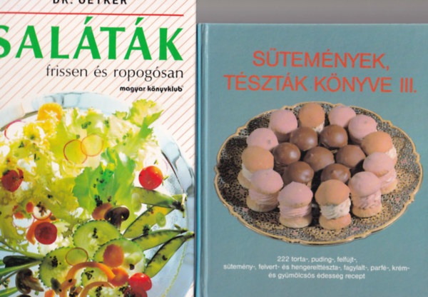 Liscsinszky Bla, Csizmadia Lszl, Hargitai Gyrgy - 3 db szakcsknyv: Stemnyek, tsztk knyve III. + Saltk + Ngy vszak telei az Aranysrkny vendglben - sz