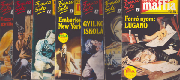 Franco Solo - 7 db az Egyedl a maffia ellen sorozatbl: 1., 2., 3., 5., 6., 7., 9. szmok