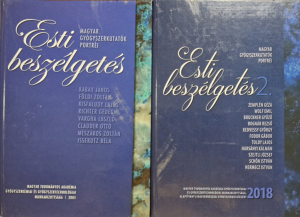 Dr. Hermecz István Takácsné Dr. Novák Krisztina - Magyar gyógszerkutatók könyvcsomag (2 kötet) Esti beszélgetés + Esti beszélgetés 2