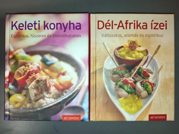 (2db Art Nouveau szakcsknyv) Keleti konyha - Egzotikus, fszeres s ellenllhatatlan + Dl-Afrika zei - Vltozatos, aroms s egzotikus