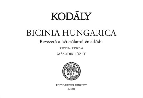 Kodly Zoltn - Bicinia Hungaria II.