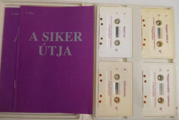 Network Twentyone - A siker �tja 2 f�zet + 4 kazetta AMWAY