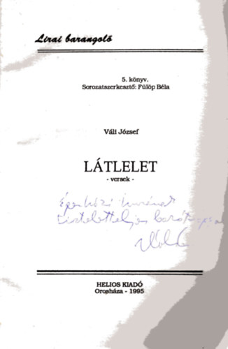 V�li J�zsef - L�tlelet - Dedik�lt!