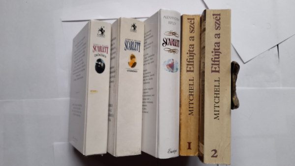 Alexandra Ripley, Audrey D. Milland Margaret Mitchell - Elfújta a szél I-II. + Scarlett + Scarlett gyermekei + Scarlett örökében (4 mű)