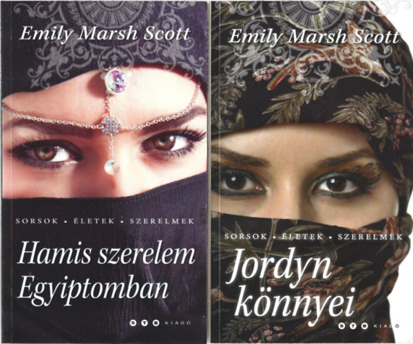 Emily Marsh Scott - 2 db k�nyv,Hamis szerelem Egyiptomban, Jordyn k�nnyei