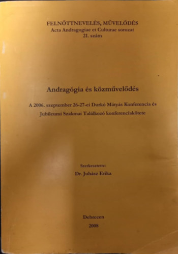 Dr. Juhsz Erika - Andraggia s kzmvelds
