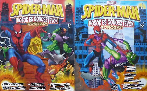 Pap Krystyna  (fszerk.) - Spider-Man - Hsk s gonosztevk sorozat - kpregny magazin 1-2. szm