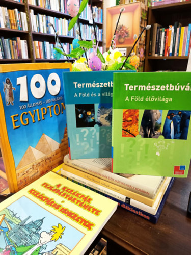 Arthur-Zsadon B�la Wieland, Cs�ti Ferenc, Farkas Henrik, Szendrei L�szl�, Don�szy Ferencz, Rainer K�the Jane Walker - Ifj�s�gi ismeretterjeszt� k�nyvcsomag 8 darabos K�NYVMENT� AJ�NLAT: 100 �llom�s - 100 kaland: Egyiptom, K�pes di�klexikon, A ker�kp�r fejl�d�st�rt�nete-Ker�kp�ros ismeretek, Fantasztikus term�szetrajz, Neves kifejez�sek, sz�ll�