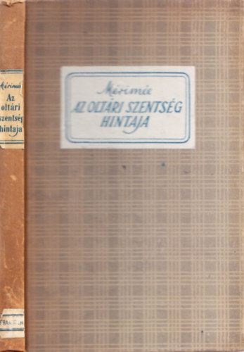 Prosper Mrime - Az oltri Szentsg hintaja