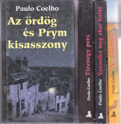 Paulo Coelho - 10 db Paulo Coelho: A portobellói boszorkány + A Piedra folyó parján ültem és sírtam + Brida + Tizenegy perc + A Zahir + Az alkimista + Házasságtörés + Az ördög és Prym kisasszony + A győztes egyedül van + Veronika meg akar halni.