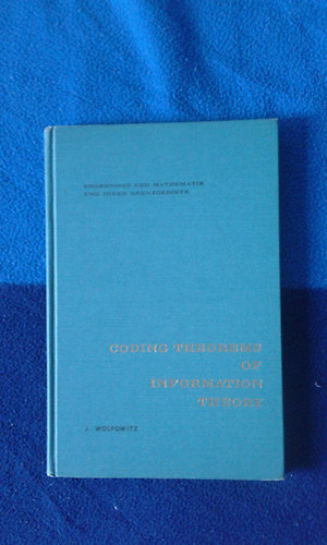Jacob Wolfowitz - Coding theorems of information theory.