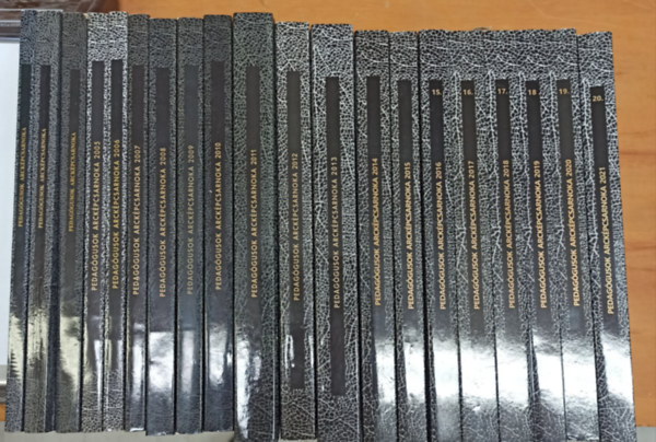 Ungvári János (szerk.) - 18 db Pedagógusok arcképcsarnoka 2004-2021-ig