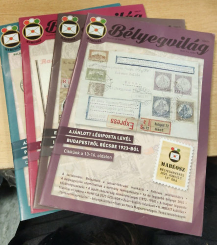 Bélyegvilág lapszámok: 2025. 3-4, 5-6, 7-8, 11-12