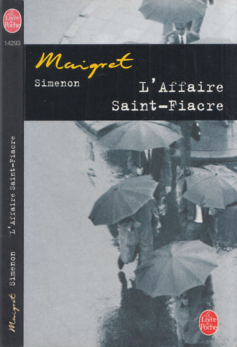 Georges Simenon - L'Affaire Saint-Fiacre