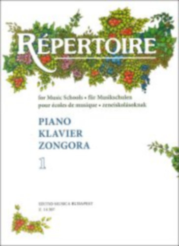 S�rmai J�zsef - Repertoire for Music Schools - Piano 1 ( Magyar - Angol - N�met nyelven)