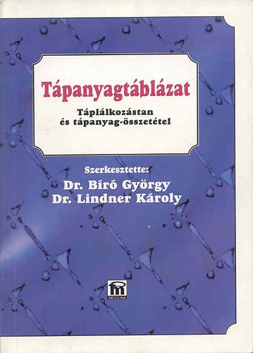 Dr. Lindner; Br Gyrgy - Tpanyagtblzat