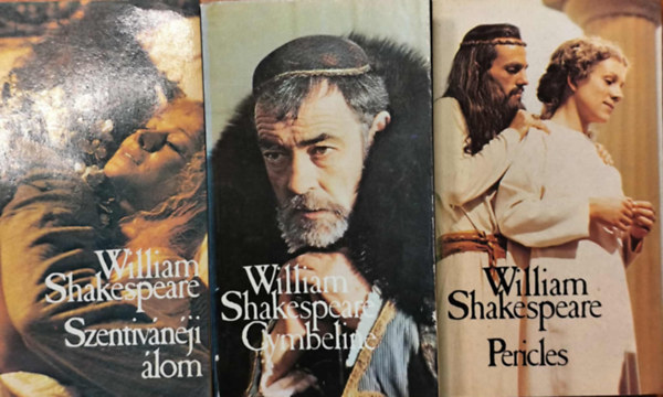 William Shakespeare - 3 db Shakespeare kötet