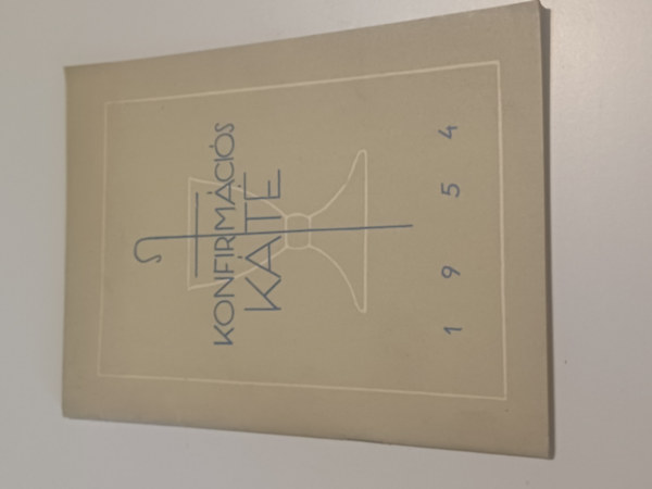 Bencz�r L�szl� - Konfirm�ci�s K�t� (Dedik�lt)