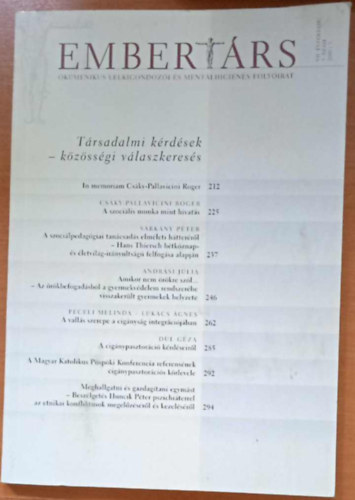 Embert�rs VII. �vfolyam 3. sz�m 2009./3