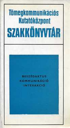 Plh Csaba-Terestyni Tams - Beszdaktus, kommunikci, interakci