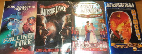 Lois McMaster Bujold - 4 db Lois McMaster Bujold: Falling Free + Mirror Dance + Civil Campaign + Memory