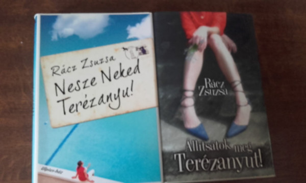 2 db Rcz Zsuzsa knyv:Nesze Neked Terzanyu, lltstok meg Terzanyut!