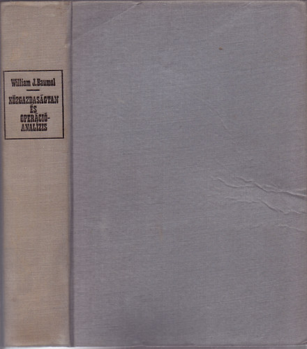 William J. Baumol - Kzgazdasgtan s opercianalzis