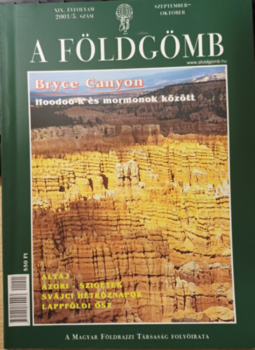A Földgömb XIX. évfolyam 2001/5. szám szeptember-október