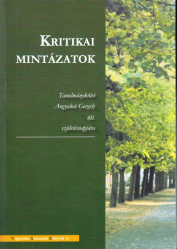 Valastyán Tamás (szerk.) Antal Éva (szerk.) - Kritikai mintázatok